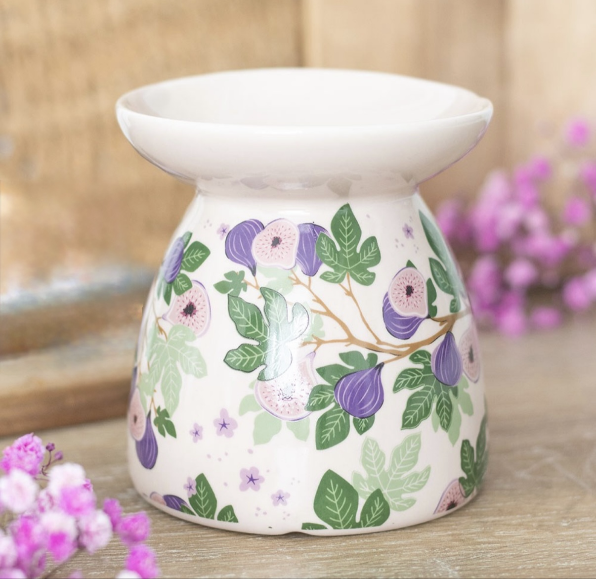 Fig Tree Print Wax Melt Burner