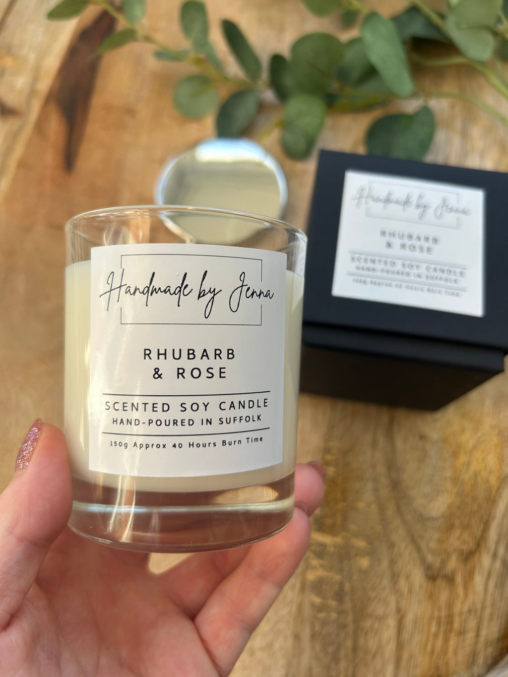 Rhubarb & Rose | 20cl Candle
