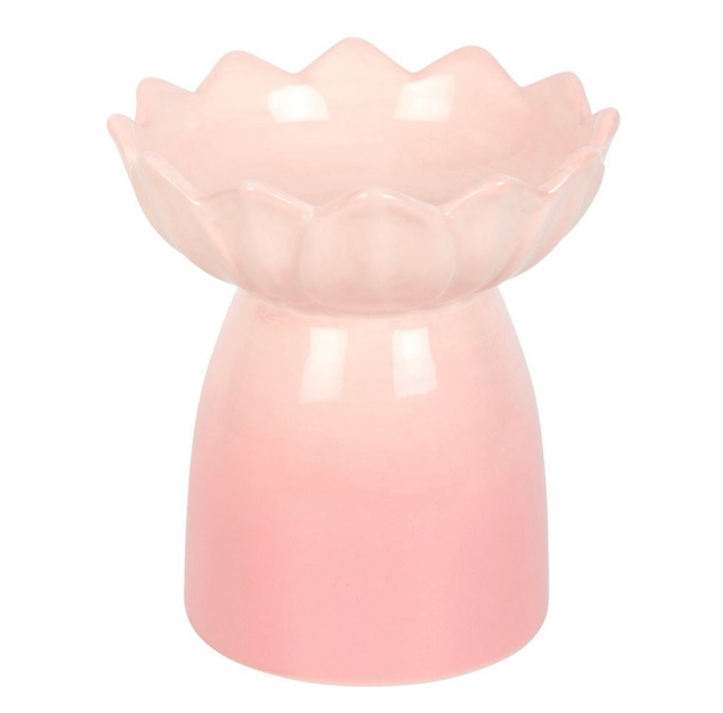 Pink Water Lily Wax Melt Burner